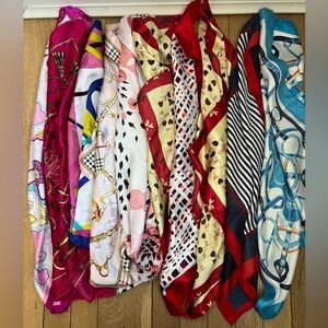 10 Colorful “Silk-like” Scarves